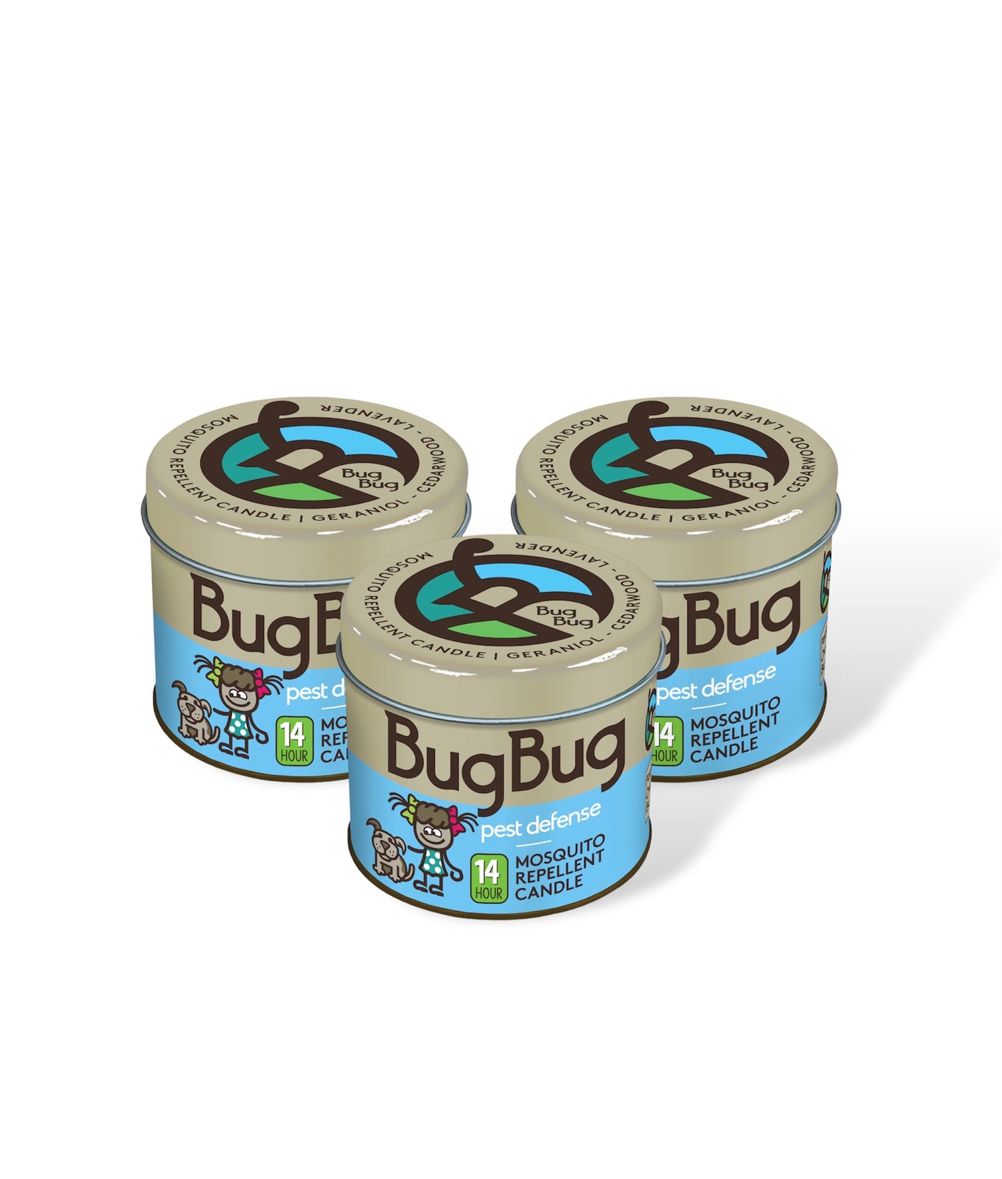 Mosquito Repellent Candles - Three Pack