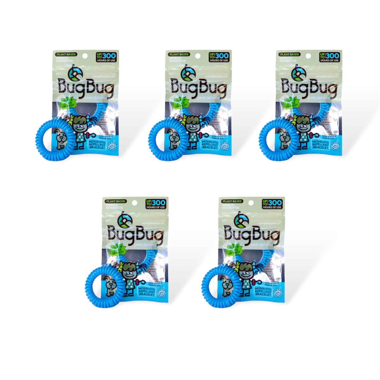 Mosquito Repellent Bracelets - Five Pack